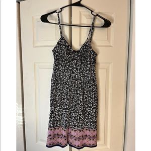 Lily Rose Floral Keyhole Cutout Dress